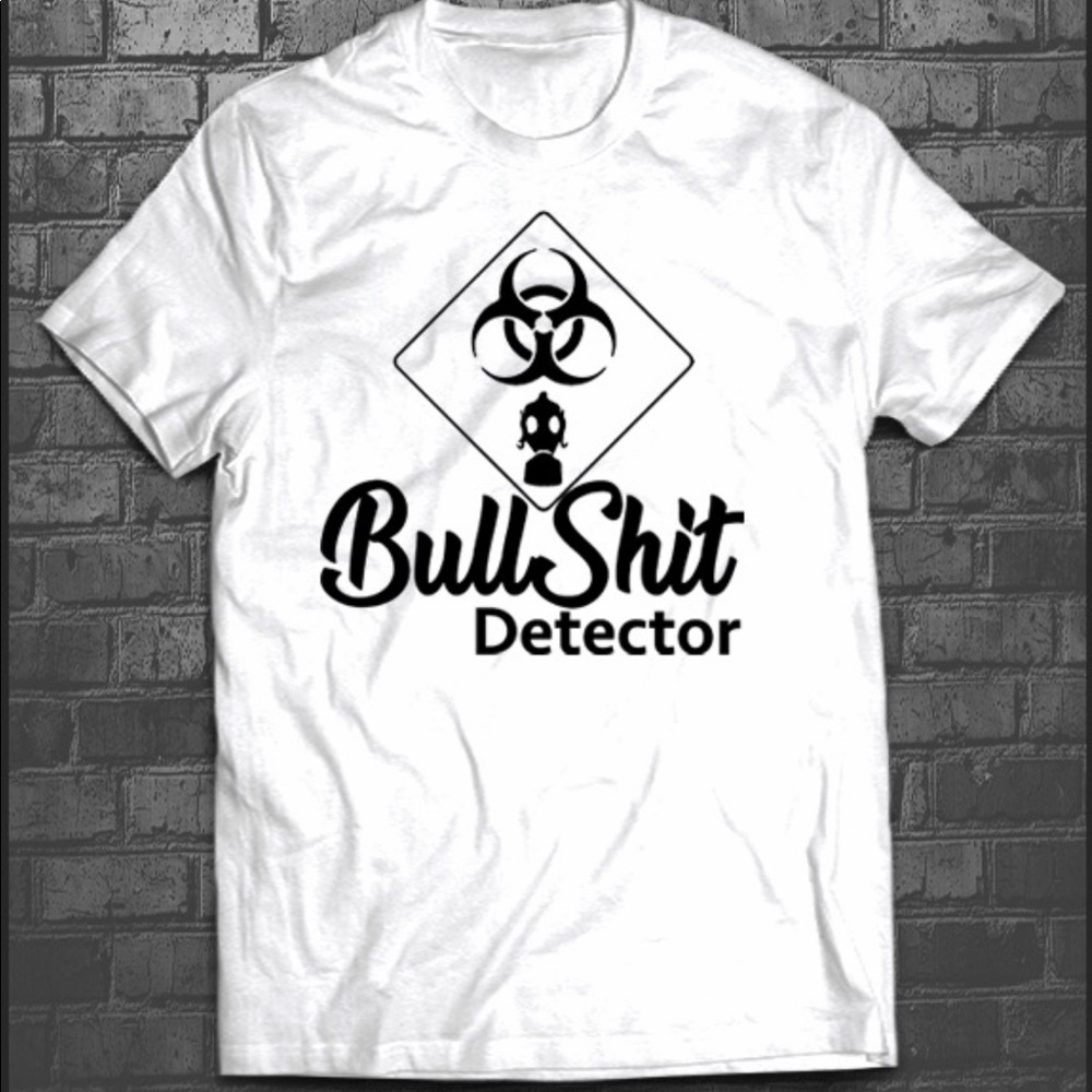 White and Black Funny Graphic Tee Short Sleeves